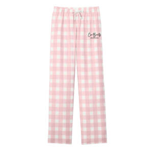 Core Beauty  District Juniors Flannel Plaid Pant – LightPink