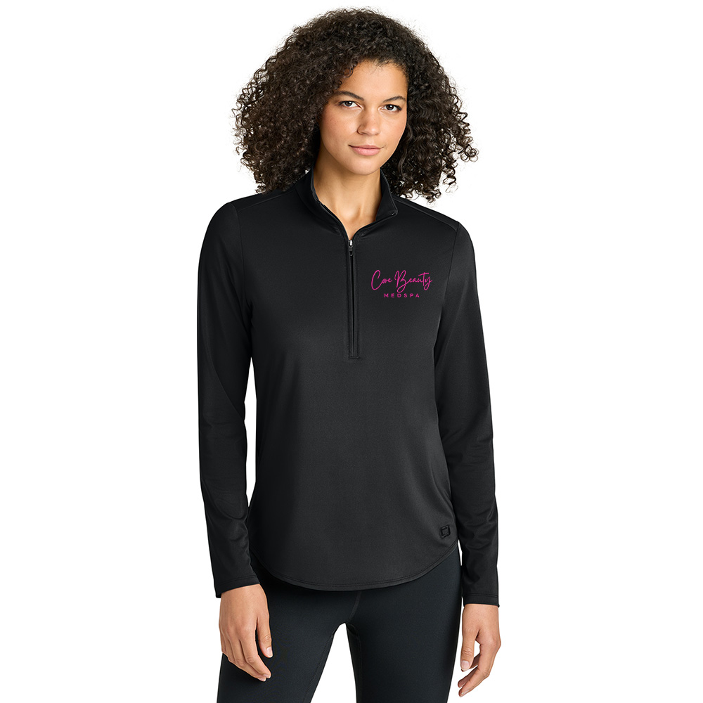 Core Beauty OGIO Women’s Regain 1/2 Zip - Blacktop