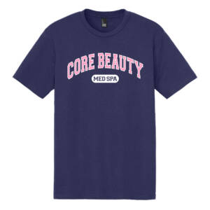 Core Beauty Unisex clothing District Perfect Tri blend Crew Tee – Tanzanite