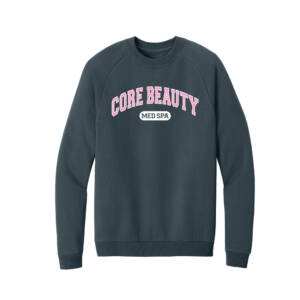 Core Beauty District Unisex Cloud Fleece Crew – DeepSteelBlue