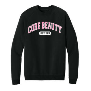 Core Beauty Unisex District Cloud Fleece Crew – JetBlack