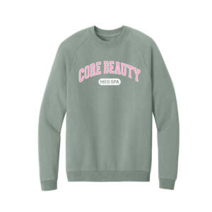 Core Beauty Unisex District Cloud Fleece Crew – SlateGreen