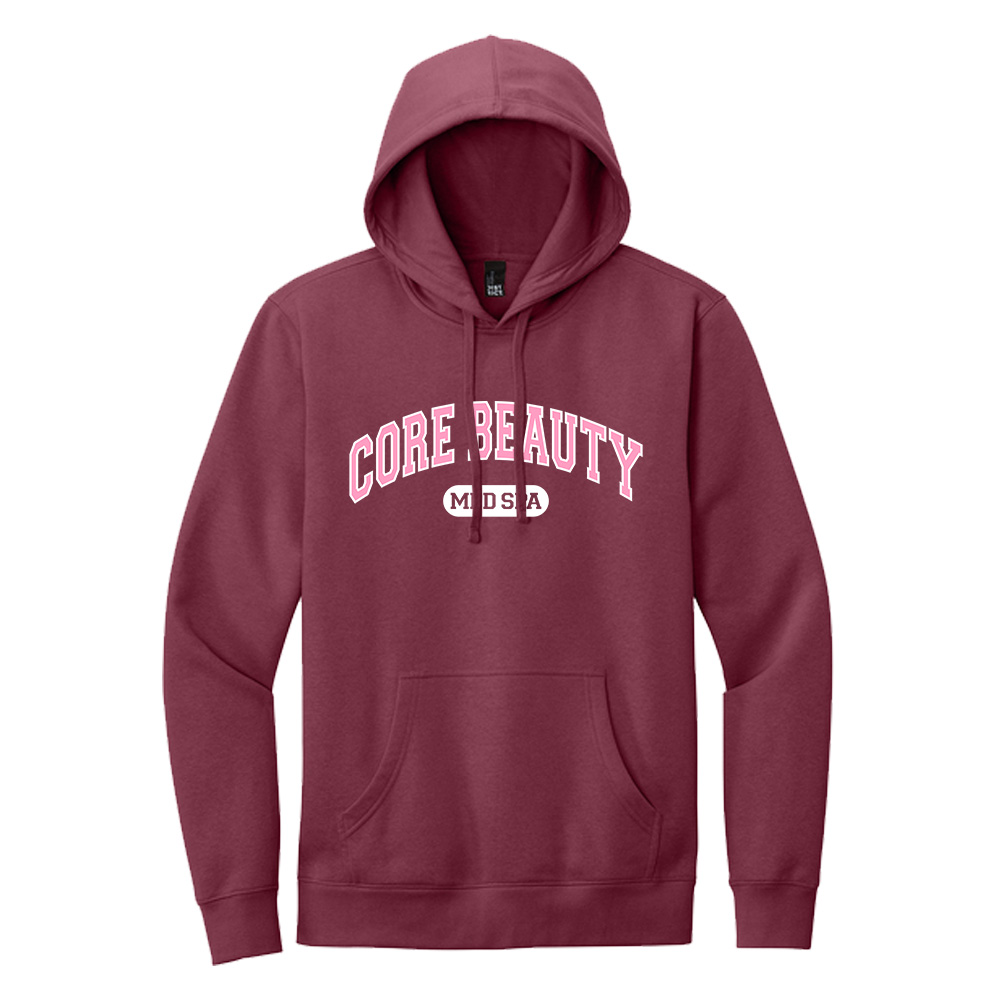 Core Beauty District V.I.T. Unisex Fleece Hoodie - Plum