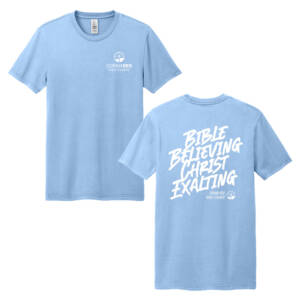 Coram Deo Bible Church District Wash Short Sleeve Tee – Heritageblue
