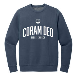 Coram Deo Bible Church District Wash Fleece Crew – TrueNavy
