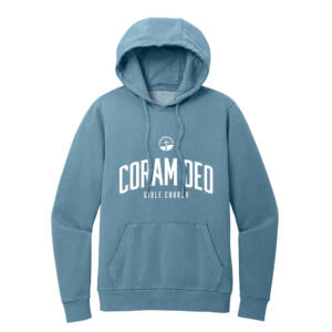 Coram Deo Bible Church Rah Rah District Wash Fleece Hoodie – DuskBlue