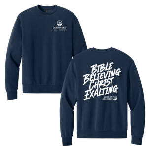 Coram Deo Bible Church District MelloFleece Crewneck – RiverBlueNavy