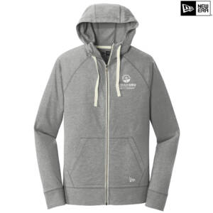 Coram Deo Bible Church New Era Sueded Cotton Full Zip Hoodie – ShadowGrey