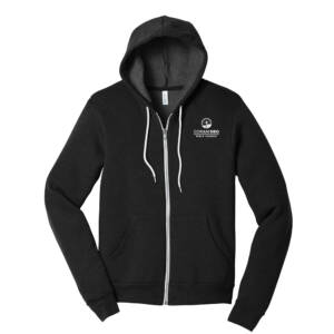 Coram Deo Bible Church BELLA and CANVAS Unisex Sponge Fleece Full Zip Hoodie – BlackHeather