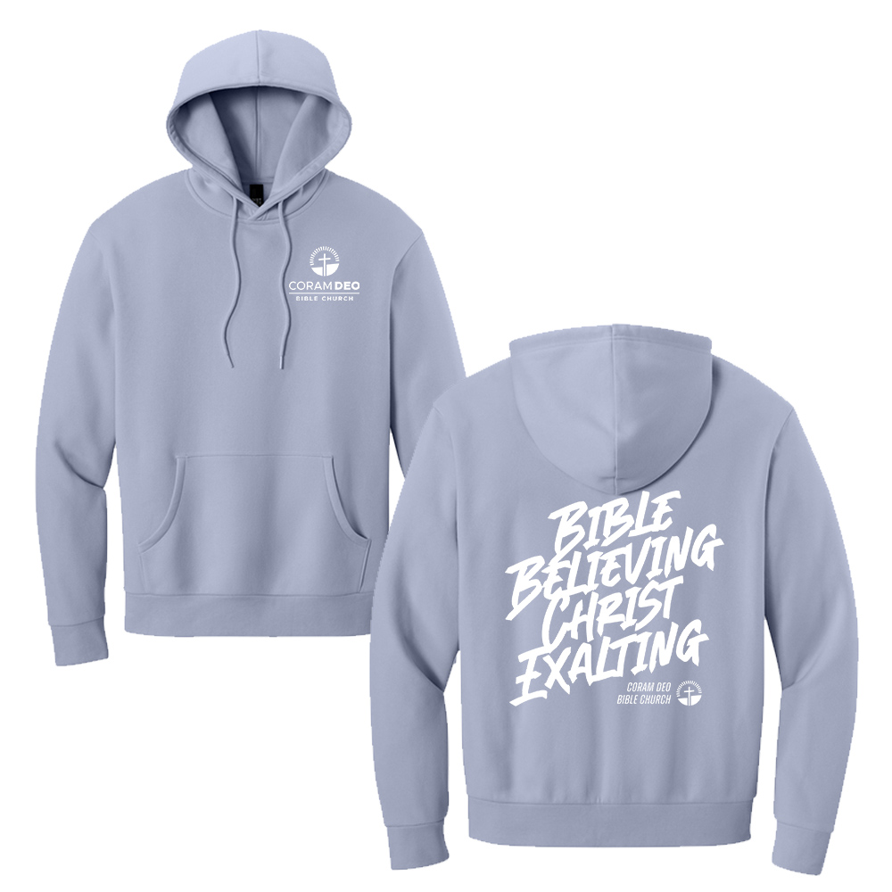 Coram Deo Bible Church District MelloFleece Hoodie - IcelandicPurple