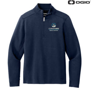 Coram Deo Bible Church OGIO Transcend 1/4 Zip – RiverBlueNavy