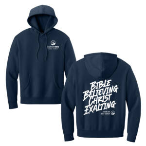 Coram Deo Bible Church District MelloFleece Hoodie – RiverBlueNavy