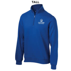 Coram Deo Bible Church Sport Tek Tall 1/4 Zip Sweatshirt – TrueRoyal