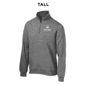 Coram Deo Bible Church Sport Tek Tall 1/4 Zip Sweatshirt – VintageHeather