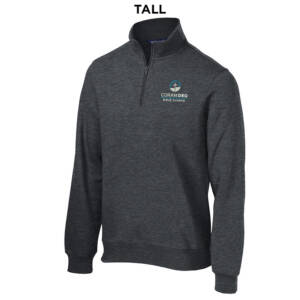 Coram Deo Bible Church Sport Tek Tall 1/4 Zip Sweatshirt – GraphiteHeather