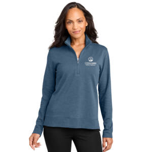 Coram Deo Bible Church Port Authority Women’s Breakwater 1/4 Zip – DuskBlue