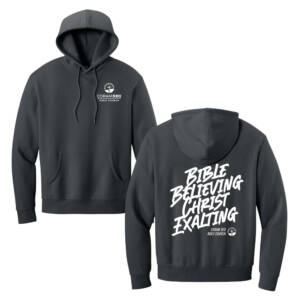Coram Deo Bible Church District MelloFleece Hoodie – Graphite