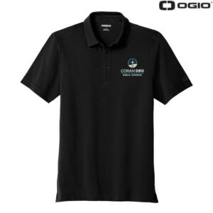 Coram Deo Bible Church OGIO Limit Polo – Blacktop