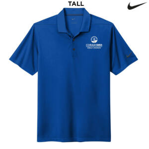 Coram Deo Bible Church Nike Dri FIT TALL Micro Pique 2.0 Polo – Gym Blue