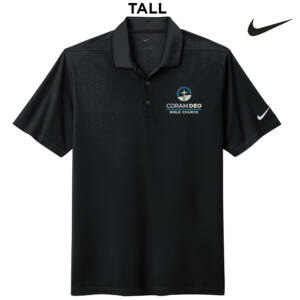 Coram Deo Bible Church Nike Dri FIT TALL Micro Pique 2.0 Polo – Black