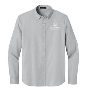 Coram Deo Bible Church Mercer Mettle Long Sleeve Modern Oxford Shirt – GustyGrey