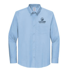 Coram Deo Bible Church Brooks Brothers Wrinkle Free Stretch Nailhead Shirt – Newport Blue