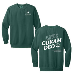 Coram Deo Bible Church Comfort Colors Ring Spun Crewneck Sweatshirt – BlueSpruce
