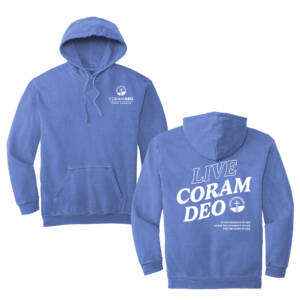 Coram Deo Bible Church Comfort Colors Ring Spun Hooded Sweatshirt – FloBlue
