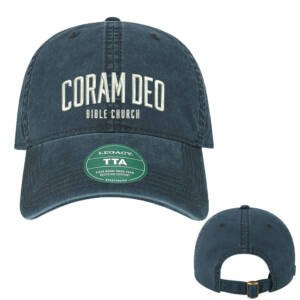 Coram Deo Bible Church LEGACY Terra Twill Cap – Navy