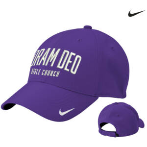 Coram Deo Bible Church Nike Dri FIT Legacy Cap – CourtPurple