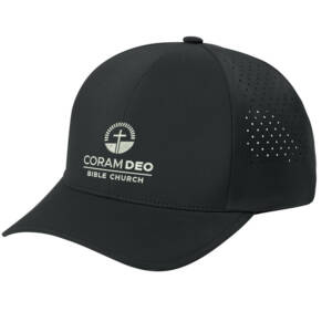 Coram Deo Bible Church Flexfit Delta Perforated Cap – Black