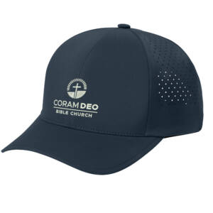 Coram Deo Bible Church Flexfit Delta Perforated Cap – Navy