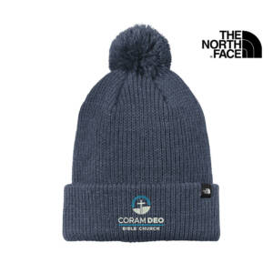 Coram Deo Bible Church The North Face Pom Beanie – ShadyBlue