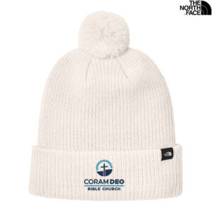 Coram Deo Bible Church The North Face Pom Beanie – VintageWhite
