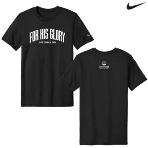 Coram Deo Bible Church Nike Swoosh Sleeve rLegend Tee – Black