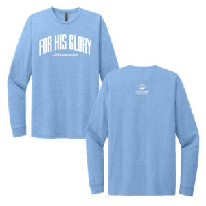 Coram Deo Bible Church  Next Level Apparel Adult CVC Long Sleeve Tee- Heather Columbia Blue