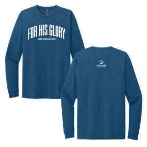 Coram Deo Bible Church Next Level Apparel Adult CVC Long Sleeve Tee -Heather Cool Blue