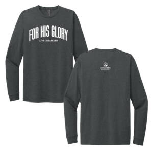 Coram Deo Bible Church Next Level Apparel Adult CVC Long Sleeve Tee – Charcoal Grey