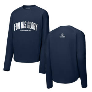 Coram Deo Bible Church Sport Tek Sport Wick Stretch Pocketed Crewneck – TrueNavy