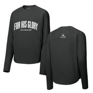 Coram Deo Bible Church Sport Tek Sport Wick Stretch Pocketed Crewneck – Charcoal Grey
