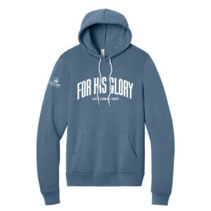 Coram Deo Bible Church Bella and Canvas Unisex Sponge Fleece Hooded Pullover Sweatshirt – SteelBlue