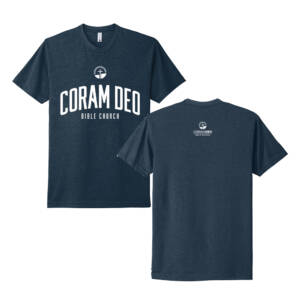 Coram Deo Bible Church Next Level Apparel Adult CVC Tee – Midnight Navy