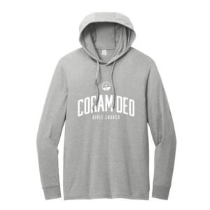 Coram Deo Bible Church Allmade Unisex Tri Blend Hoodie Tee – AluminumGrey