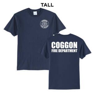 Coggon Fire Tall Short Sleeve Tee-Navy