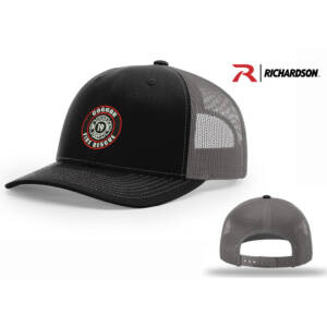 Coggon Fire Richardson Pro Crown Mesh Back Adjustable back cap Split-Black/Charcoal