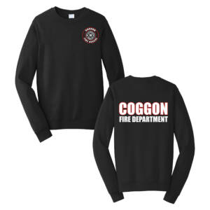 Coggon Fire Unisex Fan Favorite Crew Sweatshirt-Black