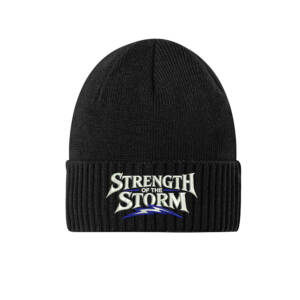 Camanche Girls Wrestling Port Authority Rib Knit Cuff Beanie – DeepBlack