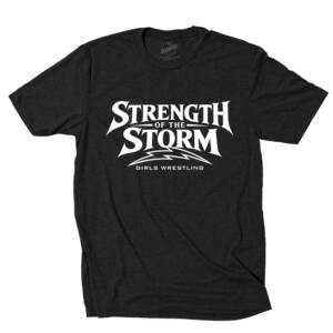 Camanche Girls Wrestling Rah Rah Unisex clothing District Perfect Tri blend Crew Tee – Black