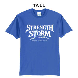 Camanche Girls Wrestling  Tall Core Blend short Sleeve T Shirts -Royal