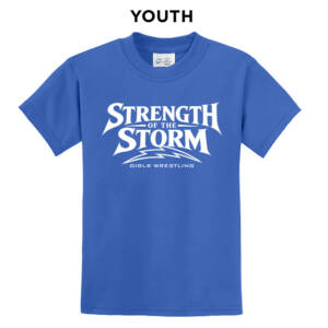 Camanche Girls Wrestling Youth Short Sleeve T Shirt -Royal